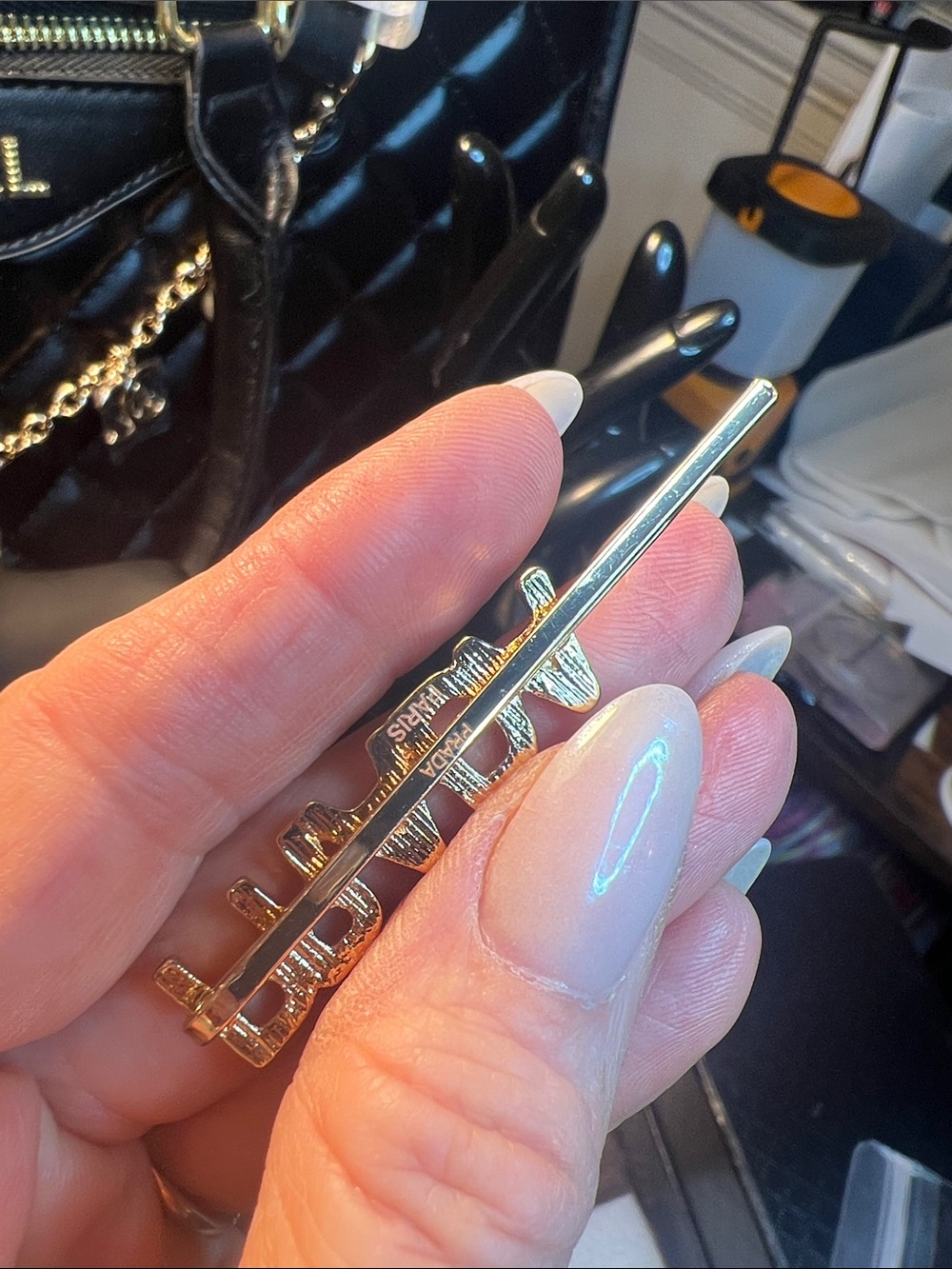 Crystal Bobby Pin - Silver - Picture 5 of 8